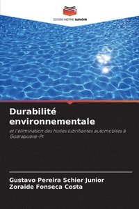 bokomslag Durabilit environnementale