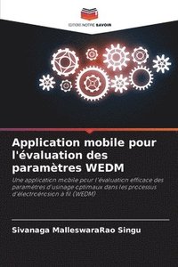 bokomslag Application mobile pour l'évaluation des paramètres WEDM