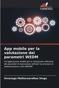 bokomslag App mobile per la valutazione dei parametri WEDM