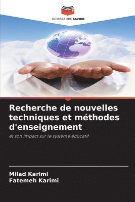 bokomslag Recherche de nouvelles techniques et mthodes d'enseignement