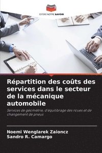 bokomslag Répartition des coûts des services dans le secteur de la mécanique automobile