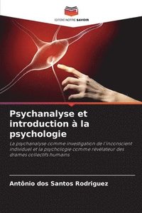 bokomslag Psychanalyse et introduction  la psychologie