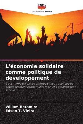 bokomslag L'conomie solidaire comme politique de dveloppement