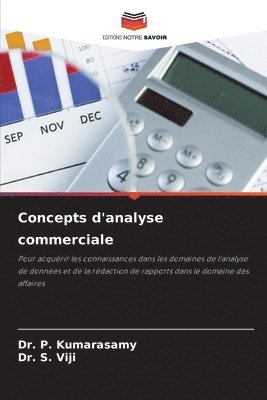 bokomslag Concepts d'analyse commerciale