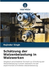 bokomslag Schätzung der Walzenbelastung in Walzwerken