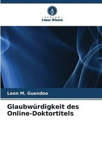 bokomslag Glaubwrdigkeit des Online-Doktortitels