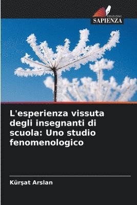 bokomslag L'esperienza vissuta degli insegnanti di scuola: Uno studio fenomenologico