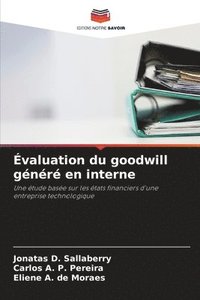 bokomslag Évaluation du goodwill généré en interne