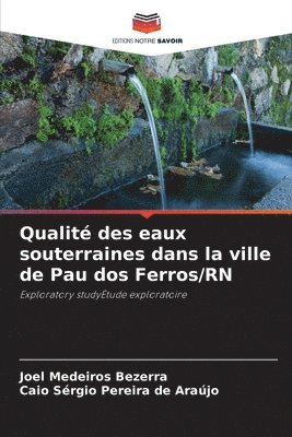 bokomslag Qualit des eaux souterraines dans la ville de Pau dos Ferros/RN