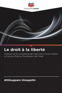 bokomslag Le droit à la liberté