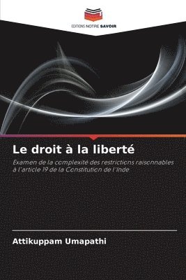 Le droit  la libert 1