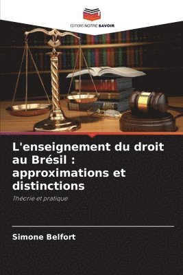 bokomslag L'enseignement du droit au Brsil