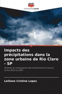 bokomslag Impacts des précipitations dans la zone urbaine de Rio Claro - SP