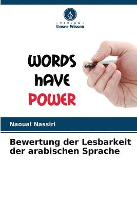 bokomslag Bewertung der Lesbarkeit der arabischen Sprache