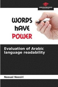 bokomslag Evaluation of Arabic language readability