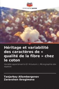 bokomslag Héritage et variabilité des caractères de qualité de la fibre chez le coton