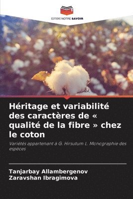 bokomslag Hritage et variabilit des caractres de qualit de la fibre chez le coton