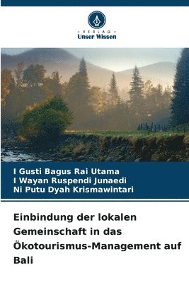 Einbindung der lokalen Gemeinschaft in das kotourismus-Management auf Bali 1