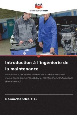 bokomslag Introduction  l'ingnierie de la maintenance