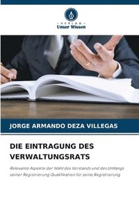 bokomslag Eintragung Des Verwaltungsrats