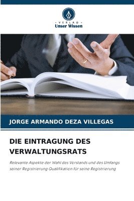 bokomslag Die Eintragung Des Verwaltungsrats