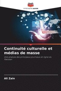 bokomslag Continuité culturelle et médias de masse