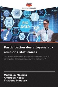 bokomslag Participation des citoyens aux runions statutaires