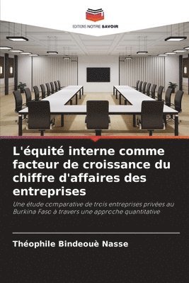 L'équité interne comme facteur de croissance du chiffre d'affaires des entreprises 1