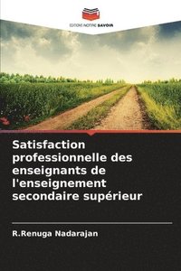 bokomslag Satisfaction professionnelle des enseignants de l'enseignement secondaire supérieur