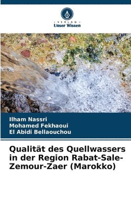 Qualität des Quellwassers in der Region Rabat-Sale-Zemour-Zaer (Marokko)