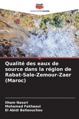 bokomslag Qualit des eaux de source dans la rgion de Rabat-Sale-Zemour-Zaer (Maroc)