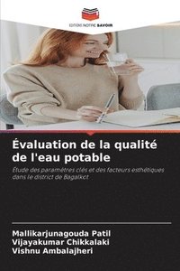 bokomslag valuation de la qualit de l'eau potable