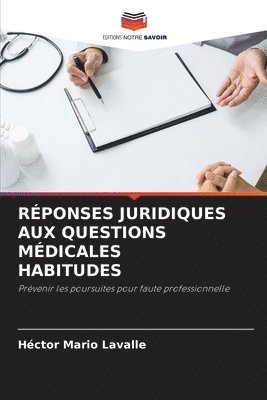 bokomslag Rponses Juridiques Aux Questions Mdicales Habitudes