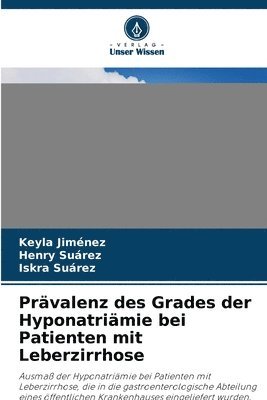 bokomslag Prävalenz des Grades der Hyponatriämie bei Patienten mit Leberzirrhose