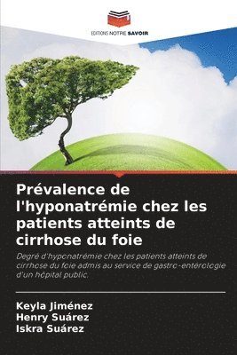 Prévalence de l'hyponatrémie chez les patients atteints de cirrhose du foie