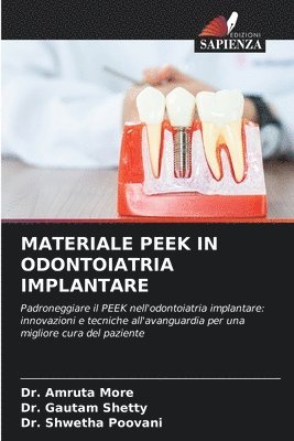 bokomslag Materiale Peek in Odontoiatria Implantare