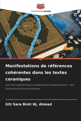 bokomslag Manifestations de rfrences cohrentes dans les textes coraniques