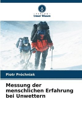 bokomslag Messung der menschlichen Erfahrung bei Unwettern
