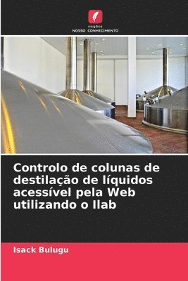 bokomslag Controlo de colunas de destilao de lquidos acessvel pela Web utilizando o Ilab