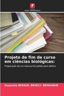 bokomslag Projeto de fim de curso em ciências biológicas