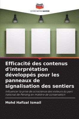 bokomslag Efficacit des contenus d'interprtation dvelopps pour les panneaux de signalisation des sentiers