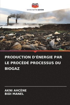 Akni Ahcène, Bidi Manel, AKNI AHCÈNE, BIDI MANEL - Production d'Énergie Par Le Procédé Processus Du Biogaz, Häftad