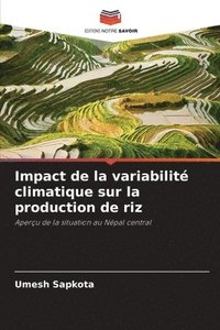 bokomslag Impact de la variabilité climatique sur la production de riz