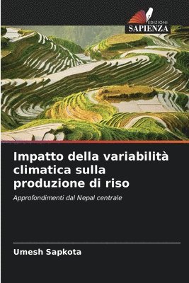 bokomslag Impatto della variabilità climatica sulla produzione di riso