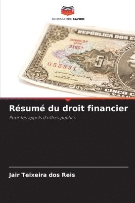 bokomslag Rsum du droit financier