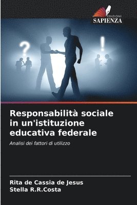 bokomslag Responsabilit sociale in un'istituzione educativa federale