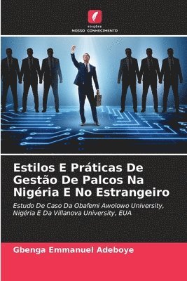 bokomslag Estilos E Práticas De Gestão De Palcos Na Nigéria E No Estrangeiro