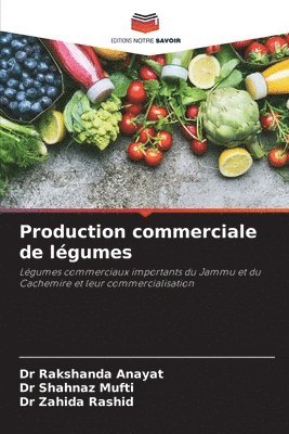 bokomslag Production commerciale de lgumes