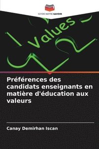 bokomslag Prfrences des candidats enseignants en matire d'ducation aux valeurs