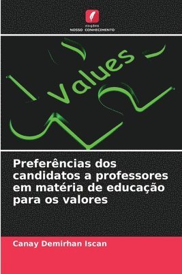 bokomslag Preferências dos candidatos a professores em matéria de educação para os valores